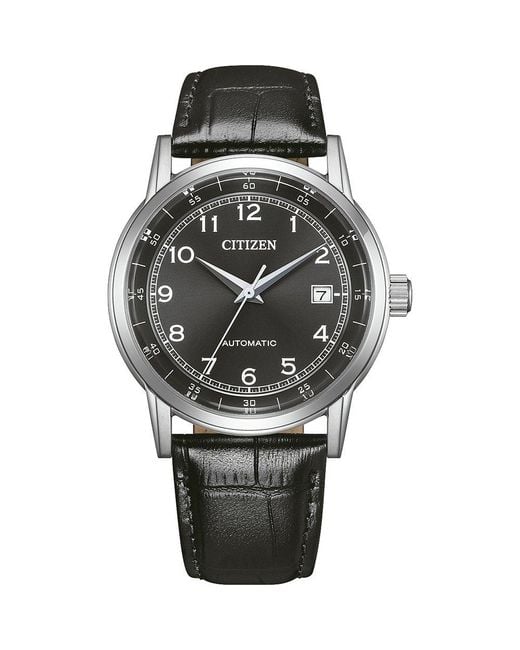 Citizen Metallic Watch Nj0210-05E Leather for men