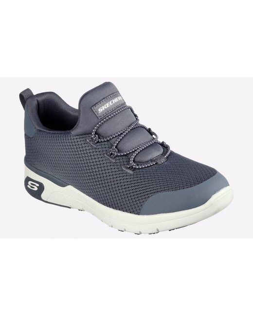 Skechers Blue Marsing Waiola Memory Foam Trainers