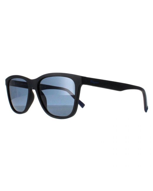 Ferragamo Blue Rectangle Matte Sf998S for men
