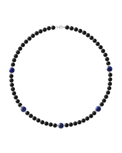 Rodney & Rolf Black Necklace Sterling 925 Los Angeles
