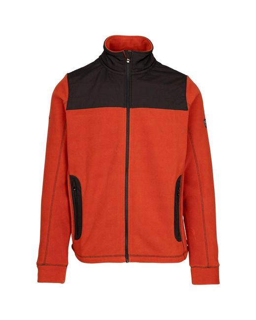 Trespass Red Cowesby At200 Fleece Jacket (Salsa) for men