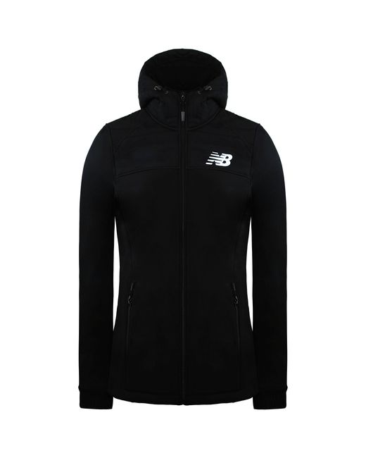 New Balance Black Logo Softshell Jacket for men