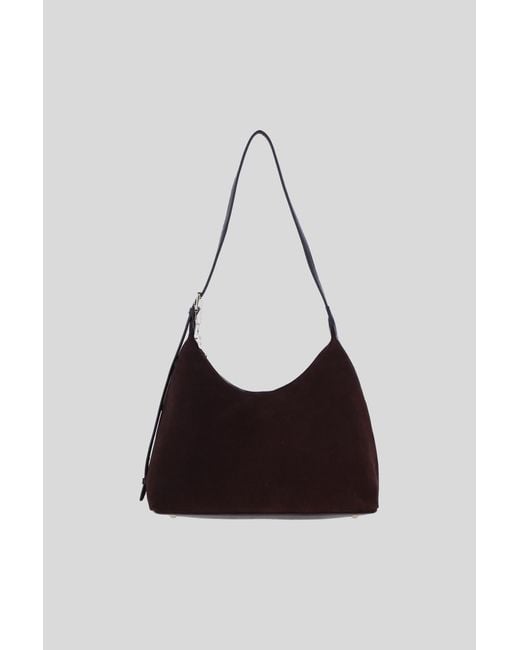 Ashwood Leather White Genuine And Suede Shoulder Bag With Adjustable Strap