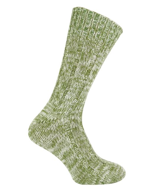 Sock Snob Green Thick Warm 100% Wool Hiking & Walking Socks for men