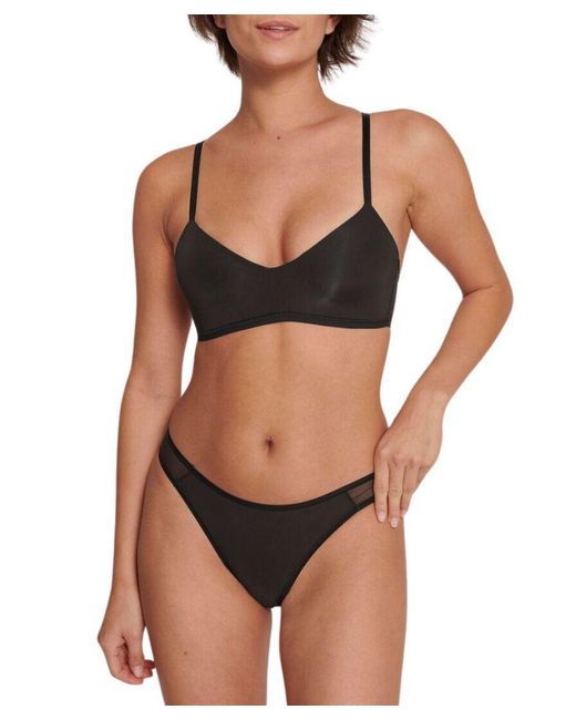 Sloggi Black Soft Adapt Padded Bra