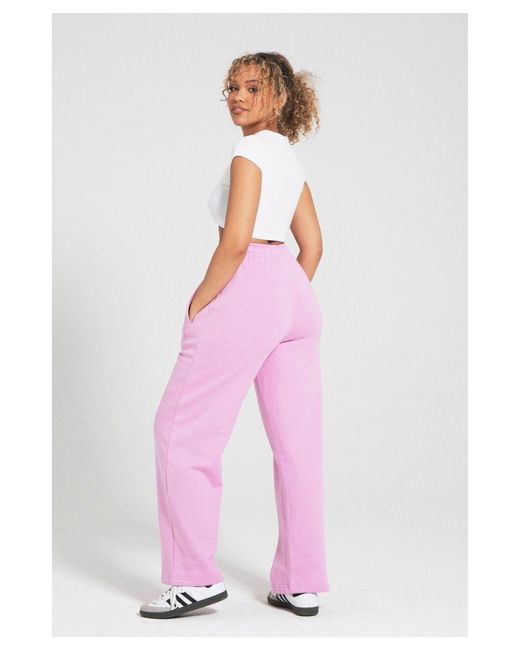 Bench Pink 'Aitana' Cotton Blend Wide Leg Jogger