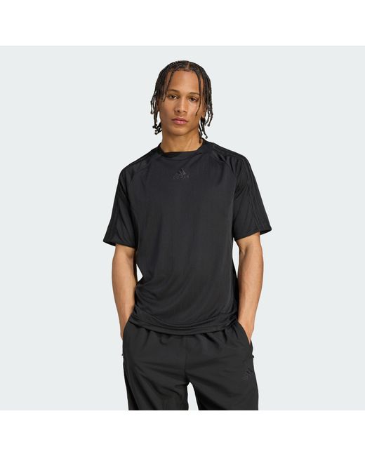 Adidas Originals Black Teamgeist Adicolor Tee for men