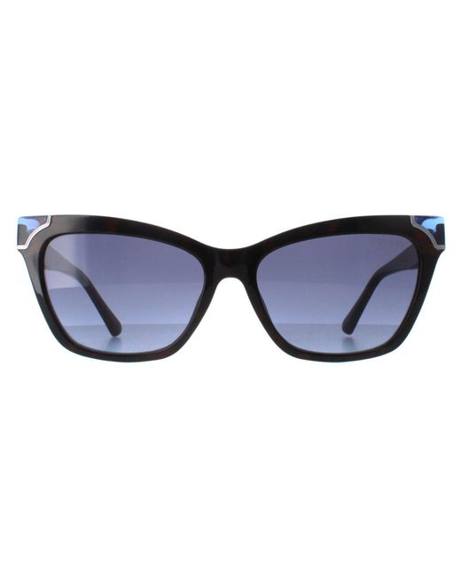 Guess Blue Rectangle Blonde Havana Gradient Gu7840