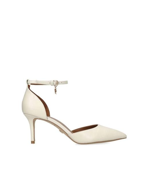 Kurt Geiger White Leather Kgl Holland Court Heels Leather