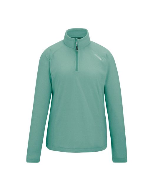 Regatta Green Great Outdoors /Ladies Montes Half Zip Fleece Top (Ivy Moss)