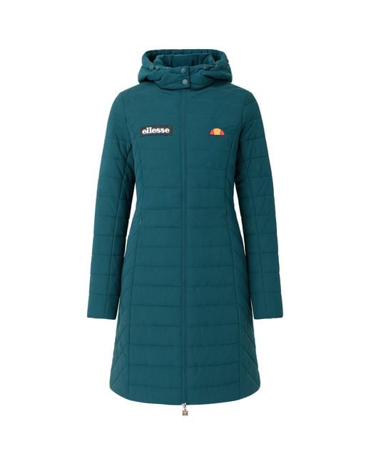 Ellesse Blue Slyva Padded Parka Jacket