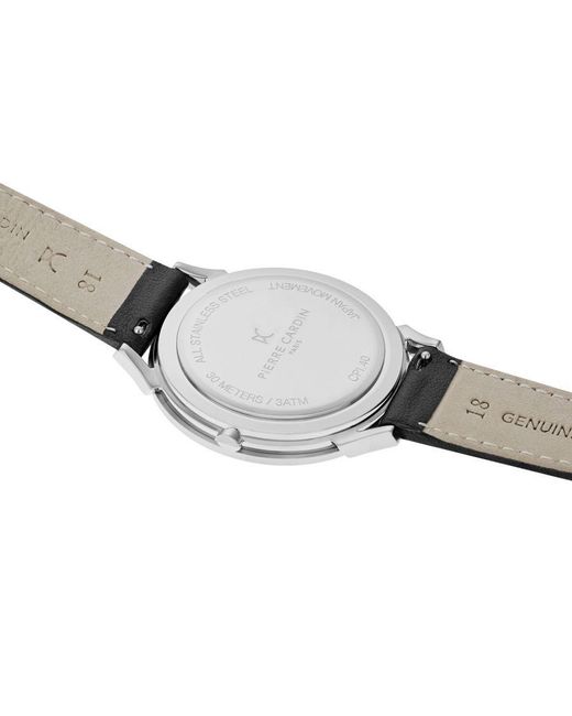 Pierre Cardin Metallic Pigalle Stripes Watch Cpi.2016 Leather for men