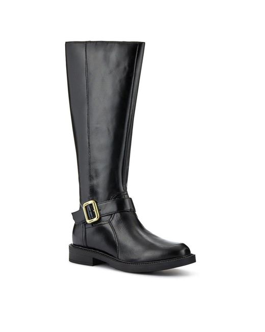 Jones Bootmaker Black Elisha Leather Long Boots