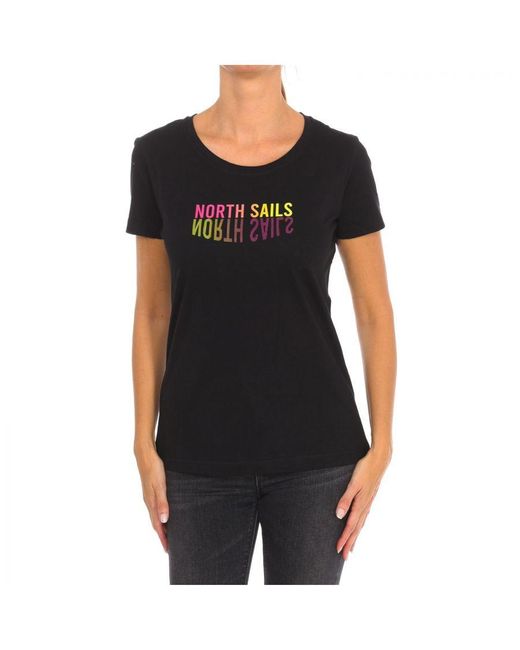 North Sails T-shirt Met Korte Mouwen 9024290 in het Black