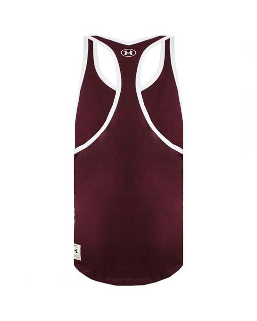 Under Armour Purple X Project Rock Outlaw Mana Tank Top Cotton for men