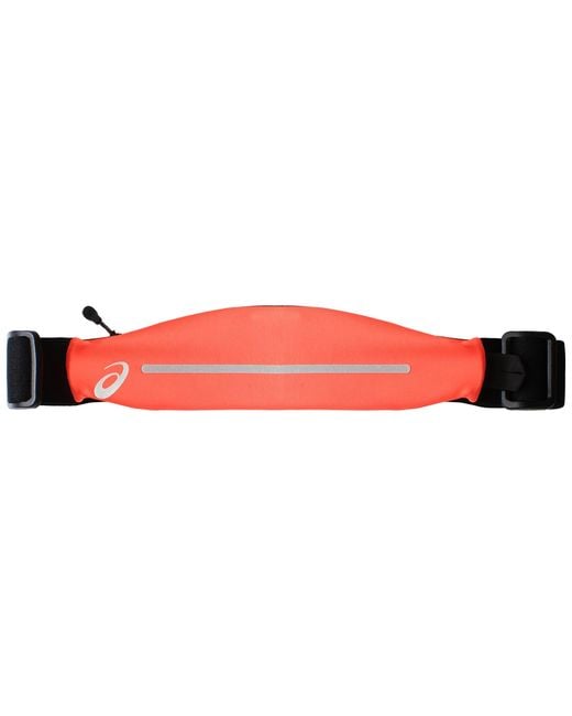 Asics Red Logo Sunrise Running Waist Bag for men