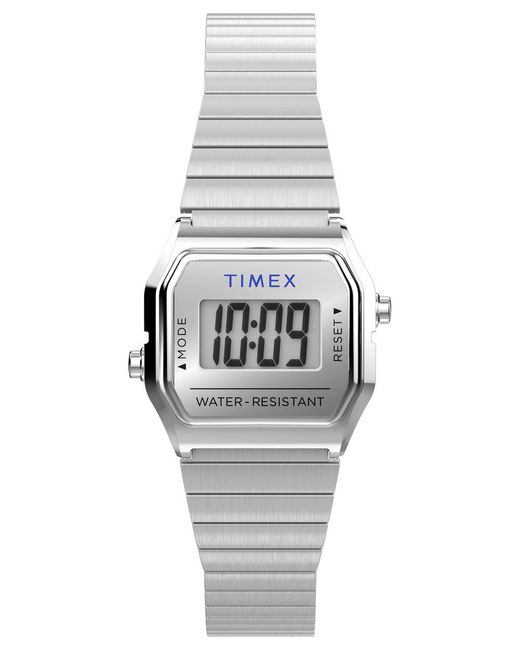 Timex Gray 80 Teeny Tiny Watch Tw2Y46500 Stainless Steel