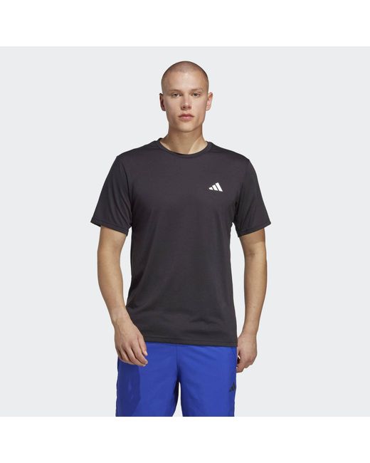 Adidas Originals Blue Train Essentials Comfort Training Tee for men