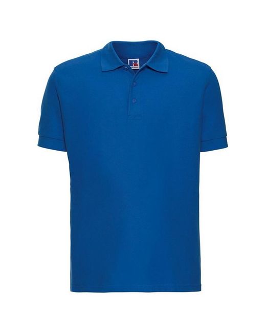Russell Blue Ultimate Classic Cotton Polo Shirt (Azure) for men