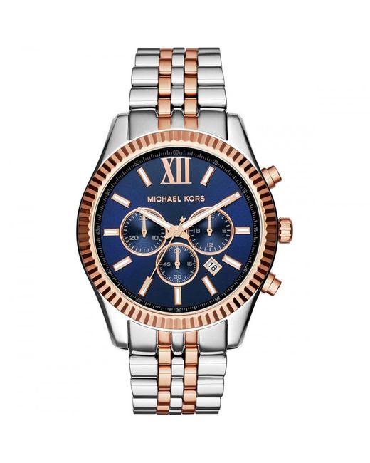 Michael Kors Metallic Mk8412 Lexington Two Tone for men