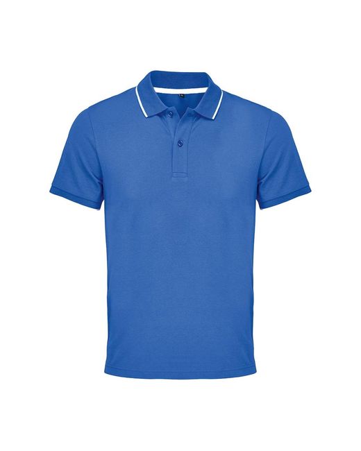 Sol's Blue Adult Palermo Polo Shirt (Royal/
