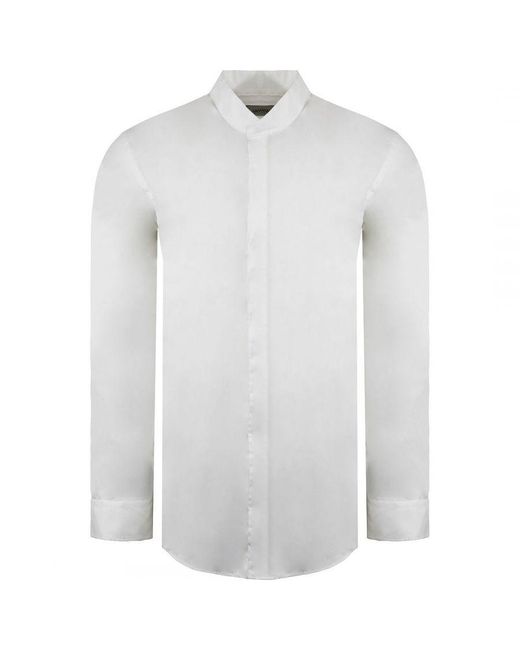 Armani White Collezioni Shirt Cotton for men