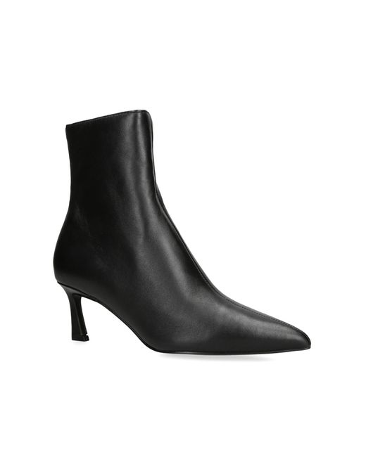 Steve Madden Black Leather Lulah 017 Boots