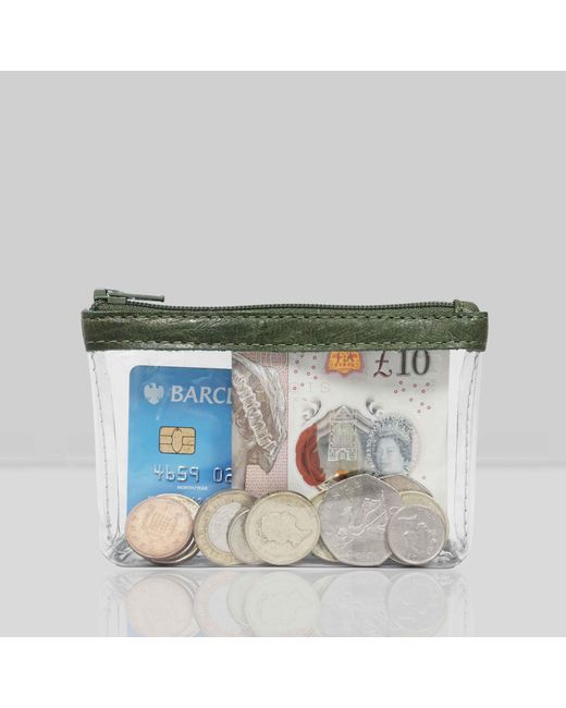 Assots London Multicolor Dinah' Zip Top Coin Purse Leather