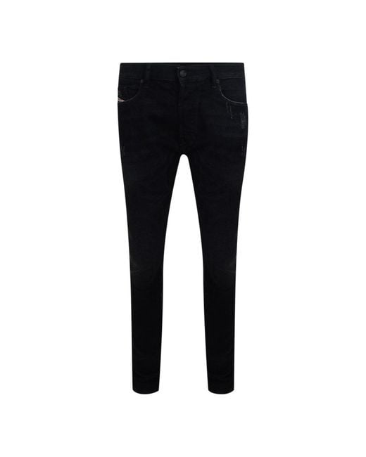 DIESEL Black Tepphar-X Denim Jeans Cotton for men