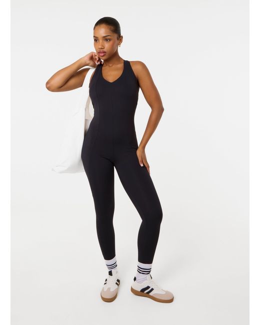 Pink Vanilla Blue Strappy Back Unitard