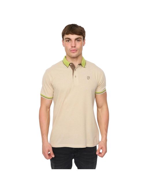 Crosshatch Natural Mettormoore Polo Shirt (Off) Cotton for men