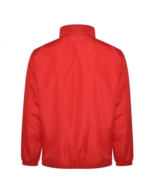 Umbro Red Club Essential Light Waterproof Jacket (Vermillion) for men