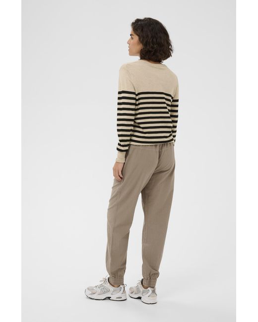 Kaffe Pullover Kalizza Pullover Regular Fit in het Natural