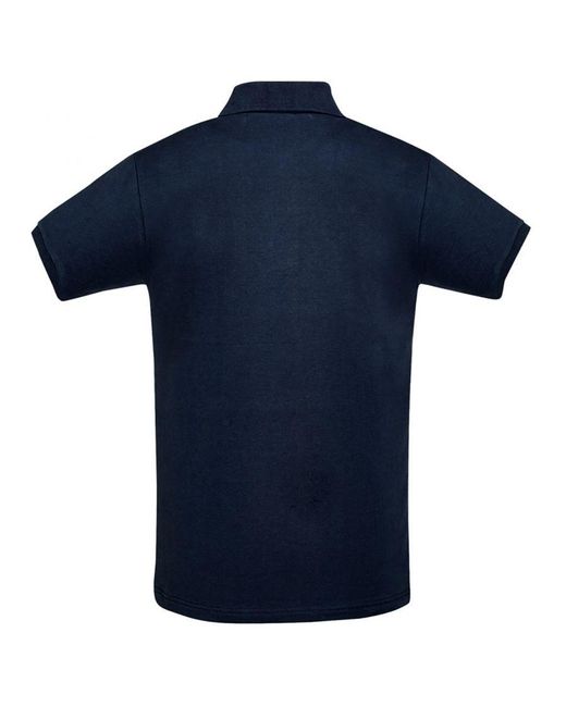 Sol's Blue Perfect Pique Short Sleeve Polo Shirt (French) Cotton for men