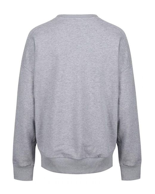 Luke 1977 Gray Raise Workout Oversized Sweatshirt