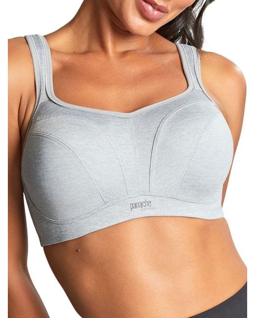 Panache Gray Power Wired Sports Bra