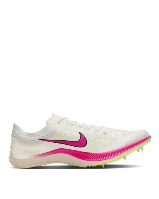 Nike Pink Zoomx Dragonfly Athletics Distance Spikes for men