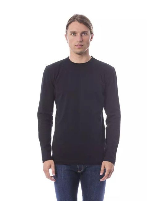 Verri Blue Long Sleeve Crew Neck Tee Ve18311 for men