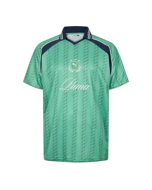 PUMA Green Jersey T Shirt for men