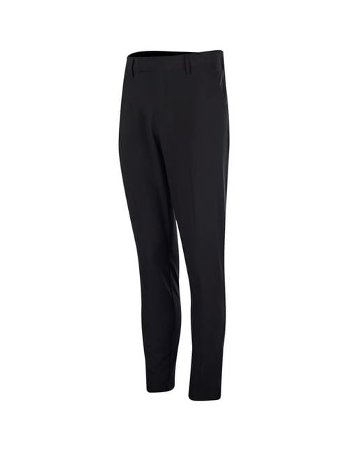 Island Green Black Tour Stretch Tapered Leg Golf Trousers for men