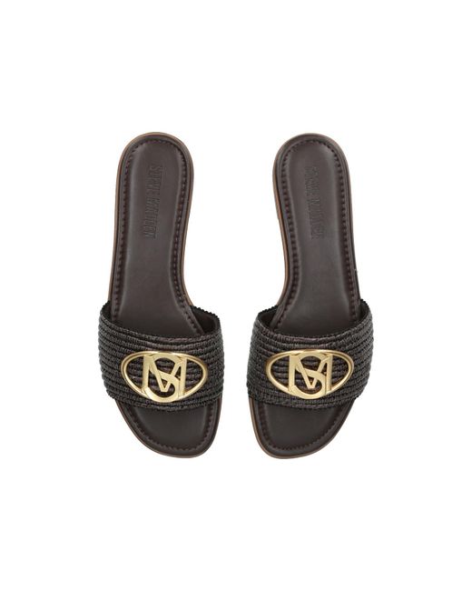 Steve Madden Brown Kora Sliders