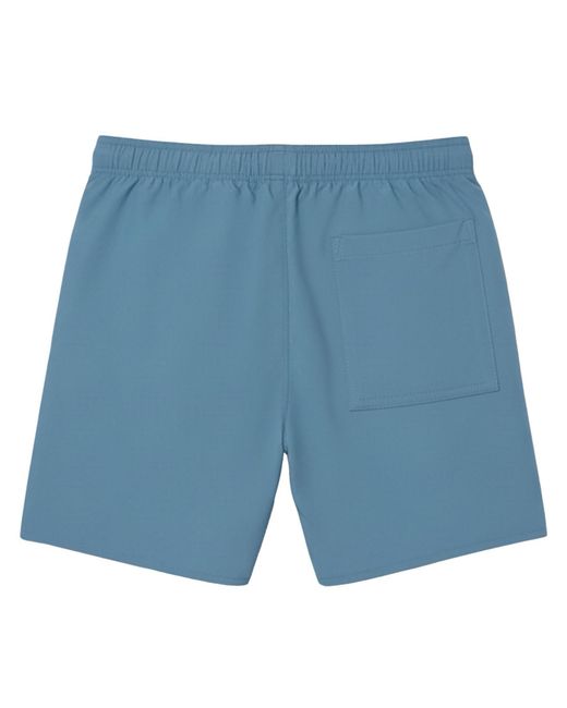 Lacoste Blue Length Monochrome Swim Trunks for men