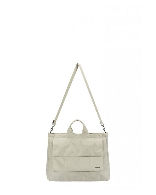 Smith & Canova Gray Landscape Nylon Tote