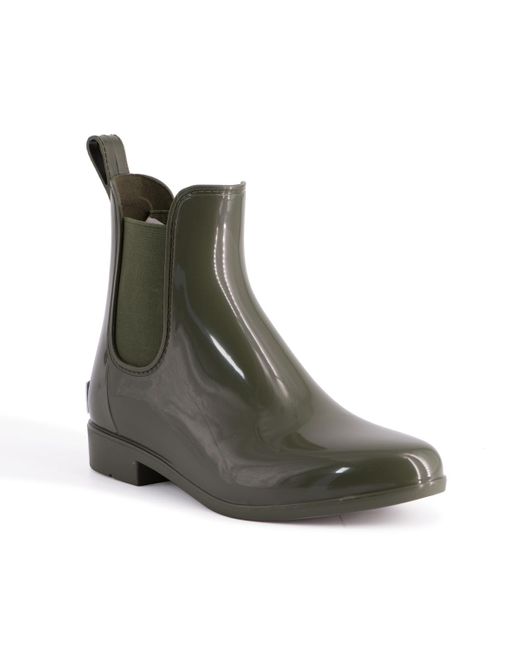Aus Wooli Green Australia Rainboots With Sheepskin Insole Included Leather