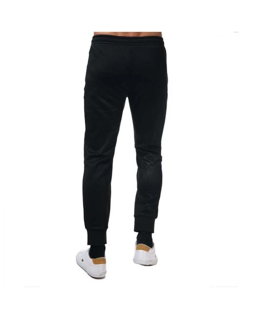 Lacoste Black Poly Fleece Pants for men