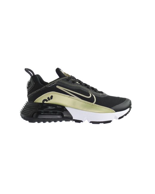 Nike Black Air Max 2090 Lace-Up Synthetic Trainers Cj4066 006 for men