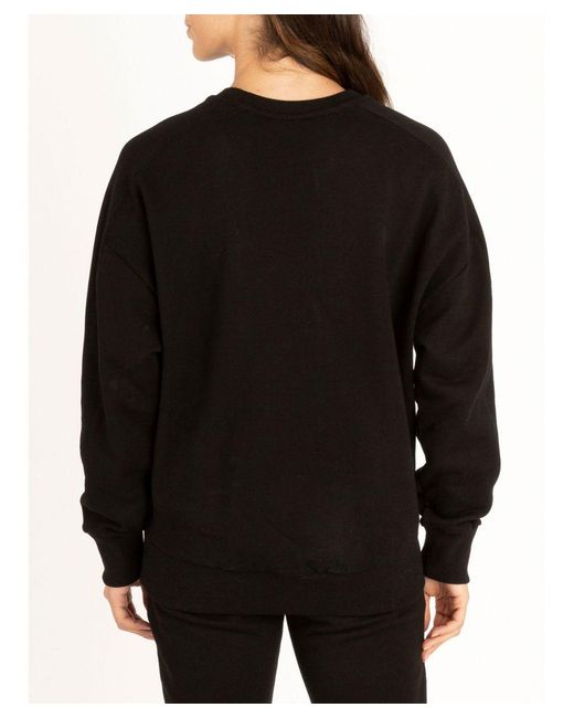 Luke 1977 Black Raise Workout Oversized Sweatshirt