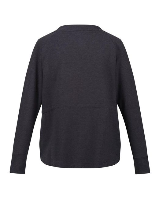 Regatta Blue Ladies Narine Marl Sweatshirt (Seal)