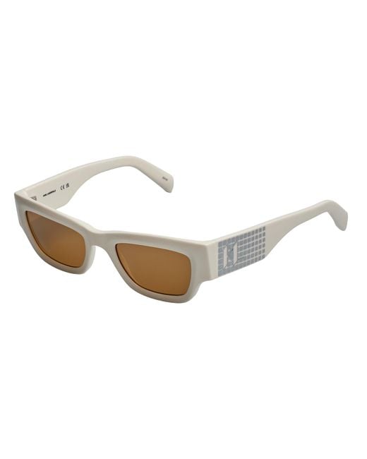 Karl Lagerfeld Metallic Rectangular Sunglasses Kl6141S