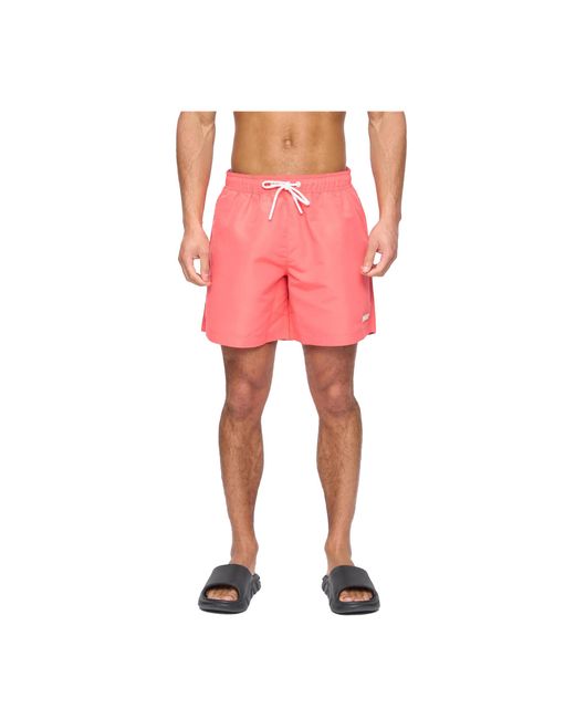 Henleys Pink Henpool Swim Shorts for men